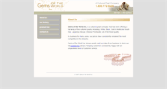 Desktop Screenshot of gemsoftheworldinc.com
