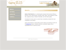 Tablet Screenshot of gemsoftheworldinc.com